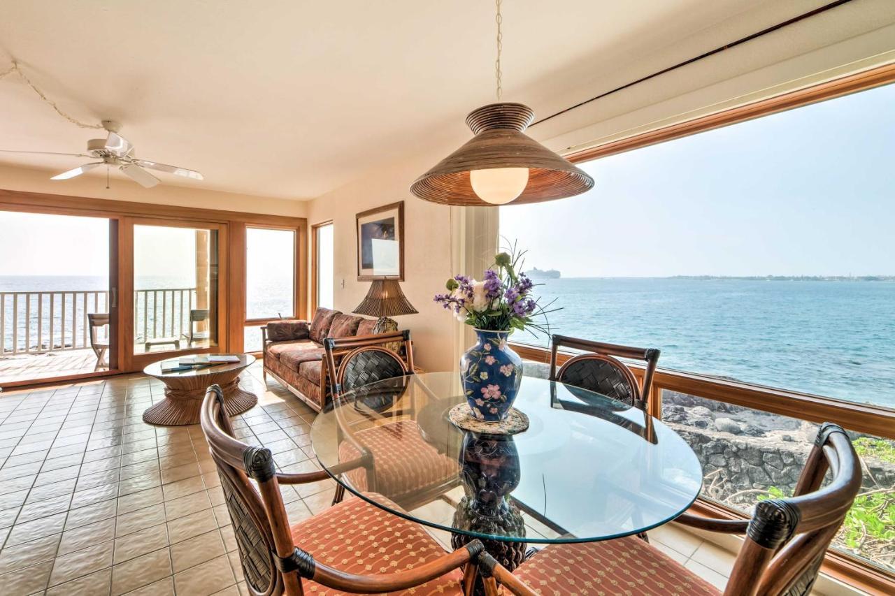 Oceanfront Kailua-Kona Townhome With Pool And Views! Zewnętrze zdjęcie